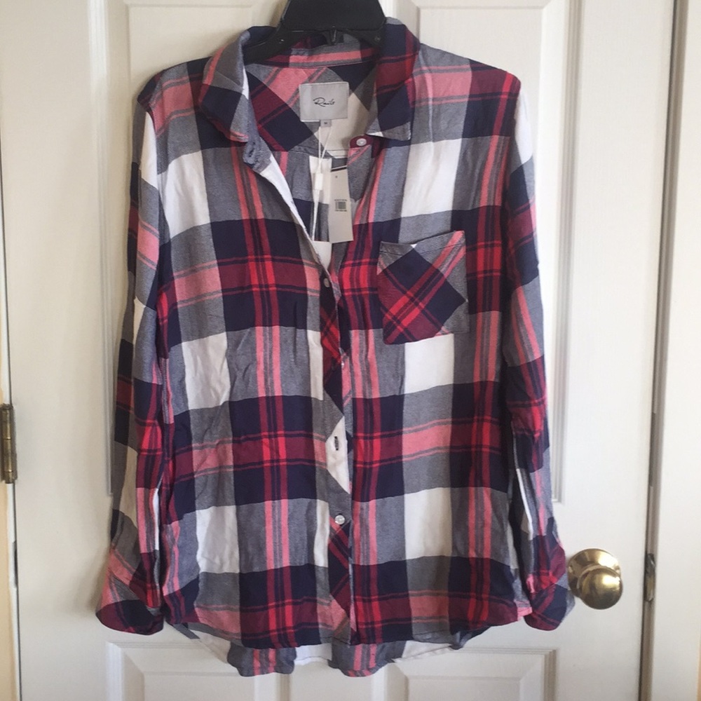 Rails plaid button down